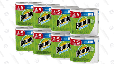 Bounty Quick-Size Paper Towels, 16 Family Rolls | $30 | Amazon | Clip the $5 coupon